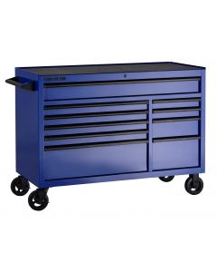 Armoire à outils 54 pouces - 10 tiroirs - Bleu